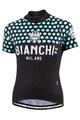 BIANCHI MILANO Tricou de ciclism cu mânecă scurtă - CROSIA LADY - albastru/negru