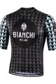 BIANCHI MILANO Tricou de ciclism cu mânecă scurtă - MASSARI - negru/albastru deschis