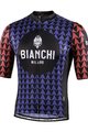 BIANCHI MILANO Tricou de ciclism cu mânecă scurtă - MASSARI - albastru/roz