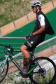 BIANCHI MILANO Tricou de ciclism cu mânecă scurtă - QUIRRA - negru/alb
