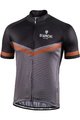 BIANCHI MILANO Tricou de ciclism cu mânecă scurtă - OLLASTU - negru/gri