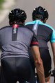 BIANCHI MILANO Tricou de ciclism cu mânecă scurtă - OLLASTU - negru/gri