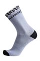 BIANCHI MILANO Șosete clasice de ciclism - MAIORI - negru/albastru deschis