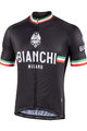 BIANCHI MILANO Tricou de ciclism cu mânecă scurtă - ISALLE - negru