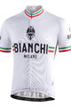 BIANCHI MILANO Tricou de ciclism cu mânecă scurtă - ISALLE - alb
