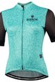 BIANCHI MILANO Tricou de ciclism cu mânecă scurtă - SOSIO LADY - verde/negru
