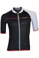 Tricou de ciclism cu mânecă scurtă - PURE SPEED  - alb/negru