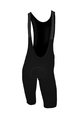 Pantaloni scurți de ciclism cu bretele - SEAMLESS - negru