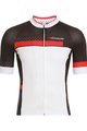 BIEMME Tricou de ciclism cu mânecă scurtă - POLKA - alb/roșu/negru