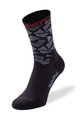 BIOTEX Șosete clasice de ciclism - MERINO - negru/alb