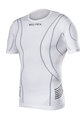 BIOTEX Tricou de ciclism cu mânecă scurtă - HIGHTECH WARM - alb