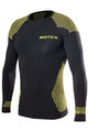 BIOTEX Tricou de ciclism cu mânecă lungă - 3D - galben/negru