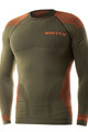 BIOTEX Tricou de ciclism cu mânecă lungă - 3D - verde