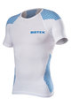 BIOTEX Tricou de ciclism cu mânecă scurtă - BIOFLEX RAGLAN - albastru/alb