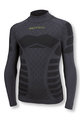 BIOTEX Tricou de ciclism cu mânecă lungă - WARM EFFECT JUNIIOR - gri