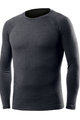 BIOTEX Tricou de ciclism cu mânecă lungă - CALORE MERINO - gri