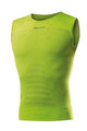 BIOTEX Tricou de ciclism fără mâneci - CANOTTA + CARBON - verde