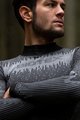 BIOTEX Tricou de ciclism cu mânecă lungă - 3D TURTLENECK - negru