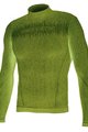 BIOTEX Tricou de ciclism cu mânecă lungă - 3D TURTLENECK - verde