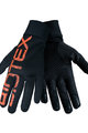 BIOTEX Mănuși cu degete lungi de ciclism - THERMAL TOUCH GEL - portocaliu/negru