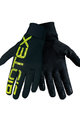 BIOTEX Mănuși cu degete lungi de ciclism - THERMAL TOUCH GEL - galben/negru