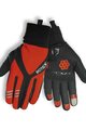 BIOTEX Mănuși cu degete lungi de ciclism - ARTIC GEL - roșu/negru