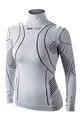 BIOTEX Tricou de ciclism cu mânecă lungă - TURTLENECK LADY - gri