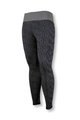 BIOTEX Pantaloni de ciclism lungi fără bretele - ENERGY - negru/gri