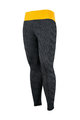 Biotex Pantaloni de ciclism lungi fără bretele - ENERGY - negru/galben