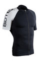 BIOTEX Tricou de ciclism cu mânecă scurtă - ULTRA - alb/negru