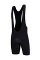 BIOTEX Pantaloni scurți de ciclism cu bretele - SOFFIO - negru/gri
