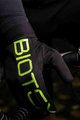 BIOTEX Mănuși cu degete lungi de ciclism - THERMAL TOUCH GEL - galben/negru
