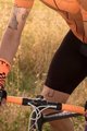BIOTEX Mănuși de ciclism fără degete - MESH RACE  - negru/portocaliu