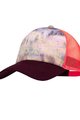 BUFF Șapcă de ciclism - TRUCKER DERAMA - bordo/portocaliu