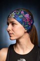 BUFF Banderolă de ciclism - COOLNET UV FLOWERS - mov/albastru/roz
