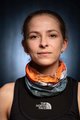 BUFF Guler de ciclism - ECOSTRETCH RYSY - gri/portocaliu/verde