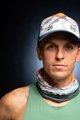 BUFF Guler de ciclism - ECOSTRETCH RYSY - gri/portocaliu/verde