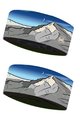 BUFF Banderolă de ciclism - COOLNET UV® KRIVÁŇ - gri/albastru