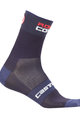 CASTELLI Șosete clasice de ciclism - ROSSO CORSA 9 - albastru