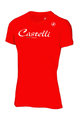 CASTELLI Tricou de ciclism cu mânecă scurtă - CLASSIC W - roșu