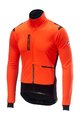 CASTELLI Jachetă termoizolantă de ciclism - ALPHA ROS - portocaliu/negru
