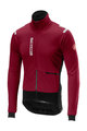 CASTELLI Jachetă termoizolantă de ciclism - ALPHA ROS - negru/roșu