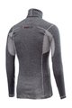 CASTELLI Tricou de ciclism cu mânecă lungă - FLANDERS WARM NECK - gri