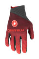 CASTELLI Mănuși cu degete lungi de ciclism - CW 6.1 CROSS - roșu