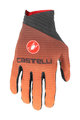 CASTELLI Mănuși cu degete lungi de ciclism - CW 6.1 CROSS - portocaliu