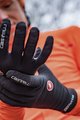 CASTELLI Mănuși cu degete lungi de ciclism - PERFETTO RoS - negru