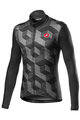 CASTELLI Tricou de cilism pentru iarnă cu mânecă lungă - CUBI LONG - negru/gri