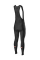 CASTELLI Pantaloni de ciclism lungi cu bretele - ENTRATA WIND - negru