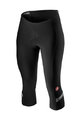 CASTELLI 3/4 șosete de ciclism fără bretele - VELOCISSIMA 2 LADY - negru