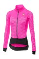 CASTELLI Tricou de cilism pentru iarnă cu mânecă lungă - SFIDA LADY WINTER - roz/negru